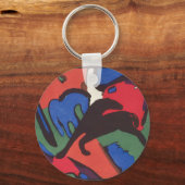 Wassily Kandinsky Franz Marc Blue Rider Painting Sleutelhanger (Voorkant)