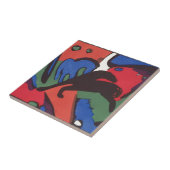 Wassily Kandinsky Franz Marc Blue Rider Painting Tegeltje (Zijkant)