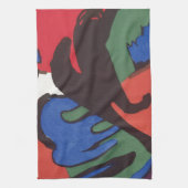 Wassily Kandinsky Franz Marc Blue Rider Painting Theedoek (Verticaal)