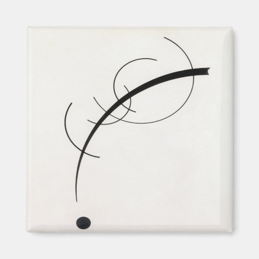 Wassily Kandinsky Free Curve to the Point Magneet (Voorkant)