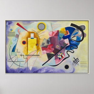 Wassily Kandinsky   Geel-Rood-Blauw - 1925 Poster