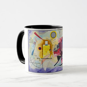 Wassily Kandinsky Geel Rood Blauw Abstracte Kunst Mok