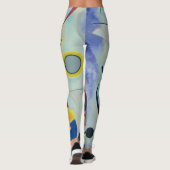 Wassily Kandinsky geometrische compositie Leggings (Achterkant)