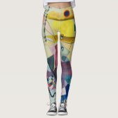 Wassily Kandinsky geometrische compositie Leggings (Voorkant)