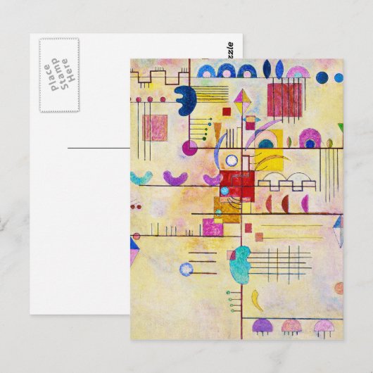 Wassily Kandinsky - Graceful Ascent Briefkaart (Voorkant / Achterkant)