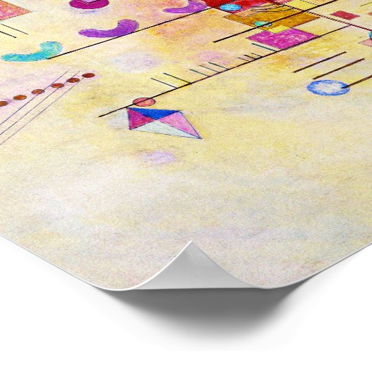 Wassily Kandinsky - Graceful Ascent Poster (Hoek)