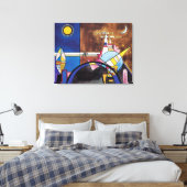 Wassily Kandinsky - Grote poort van Kiev Abstract Canvas Afdruk (Insitu (Slaapkamer))