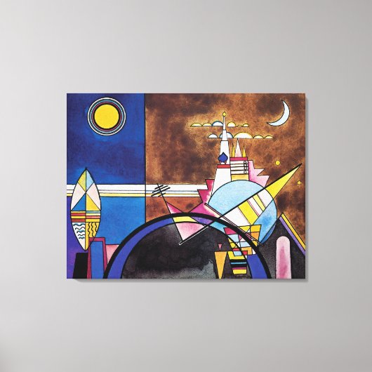 Wassily Kandinsky - Grote poort van Kiev Abstract Canvas Afdruk (Voorkant)