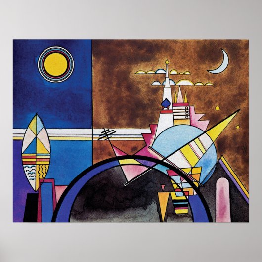 Wassily Kandinsky - Grote poort van Kiev Abstract Poster (Voorkant)