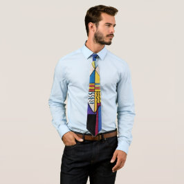 Wassily Kandinsky - Grote poort van Kiev Abstract Stropdas