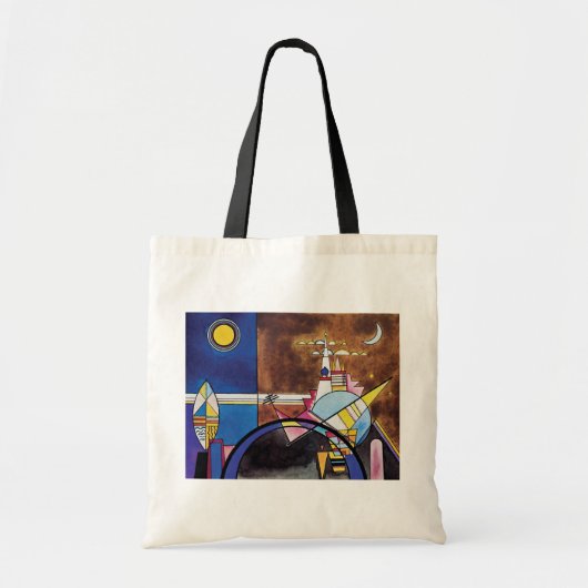 Wassily Kandinsky - Grote poort van Kiev Abstract Tote Bag (Voorkant)
