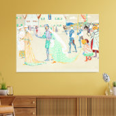 Wassily Kandinsky - Het Jonge Paar  Canvas Afdruk (Insitu (Woonkamer))
