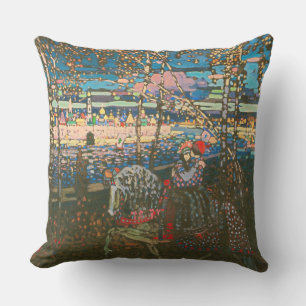 Wassily Kandinsky Het rijdende paar Russische kuns Buitenkussen