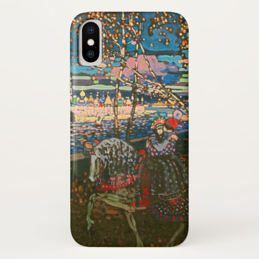 Wassily Kandinsky Het rijdende paar Russische kuns Case-Mate iPhone Case (Achterkant)
