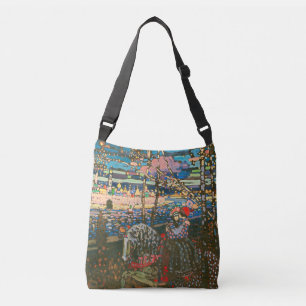 Wassily Kandinsky Het rijdende paar Russische kuns Crossbody Tas