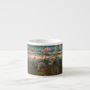 Wassily Kandinsky Het rijdende paar Russische kuns Espresso Kop