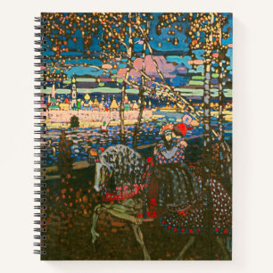 Wassily Kandinsky Het rijdende paar Russische kuns Notitieboek