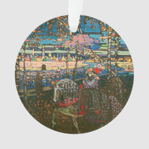 Wassily Kandinsky Het rijdende paar Russische kuns Ornament