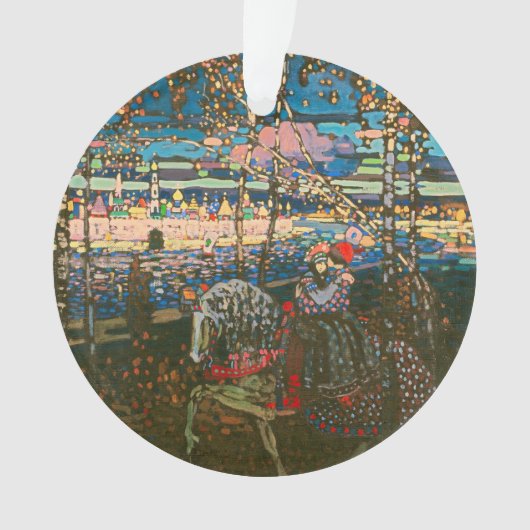 Wassily Kandinsky Het rijdende paar Russische kuns Ornament (voorkant)
