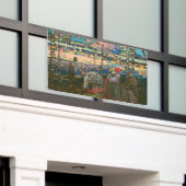 Wassily Kandinsky Het rijdende paar Russische kuns Spandoek (Buitenkant Gebouw)