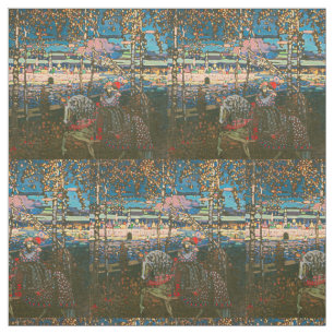 Wassily Kandinsky Het rijdende paar Russische kuns Stof