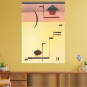 Wassily Kandinsky - Hoekig Canvas Afdruk (Insitu (Woonkamer))