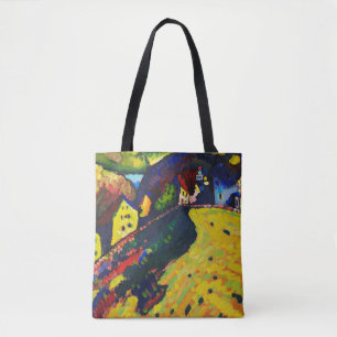 Wassily Kandinsky. Houses in Murnau. Expressionism Tote Bag