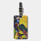 Wassily Kandinsky Houses in Murnau. Expressionisme Bagagelabel (Voorkant verticaal)