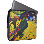 Wassily Kandinsky Houses in Murnau. Expressionisme Laptop Sleeve (Voorkant Rechts)