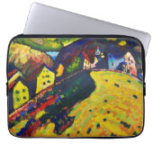 Wassily Kandinsky Houses in Murnau. Expressionisme Laptop Sleeve (Voorkant)