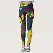 Wassily Kandinsky Houses in Murnau. Expressionisme Leggings (Voorkant)