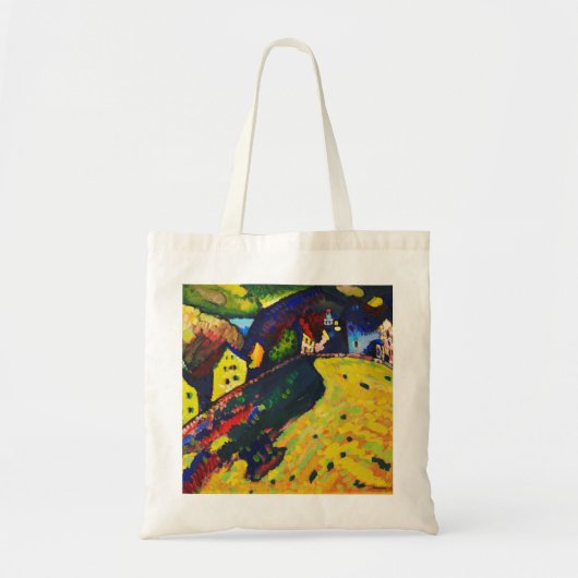 Wassily Kandinsky Houses in Murnau. Expressionisme Tote Bag (Voorkant)