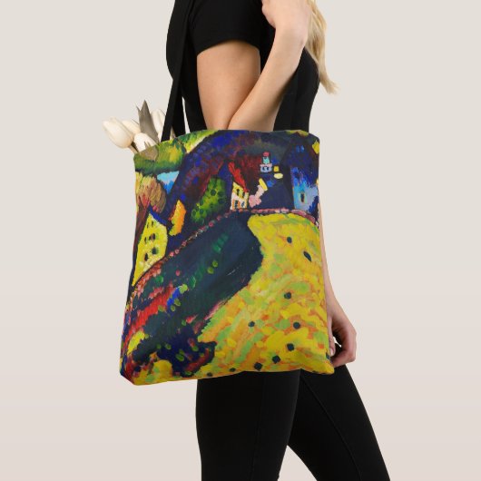 Wassily Kandinsky Houses in Murnau. Expressionisme Tote Bag (Dichtbij)