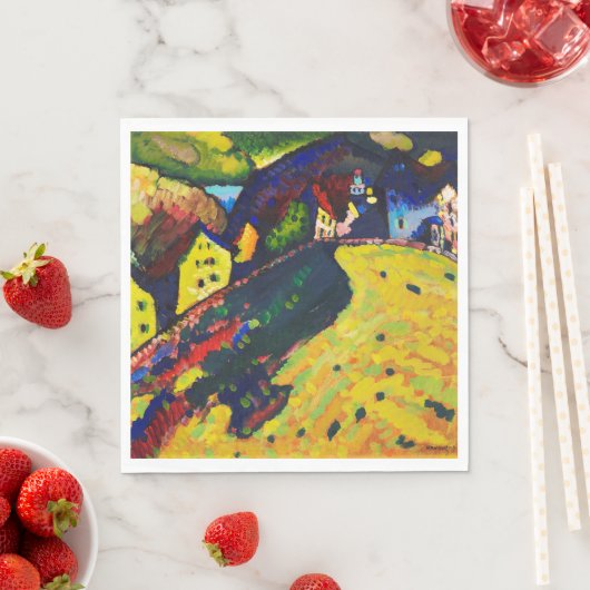 Wassily Kandinsky. Huizen bij Murnau. Expressionis Servet (Insitu)