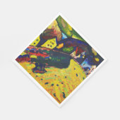 Wassily Kandinsky. Huizen bij Murnau. Expressionis Servet (Hoek)