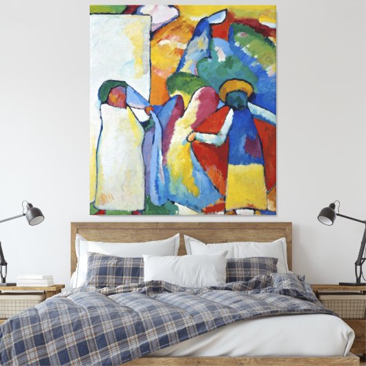 Wassily Kandinsky - Impressie Canvas Afdruk (Insitu (Slaapkamer))