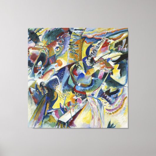 Wassily Kandinsky - Impressie Canvasprint Canvas Afdruk (Voorkant)