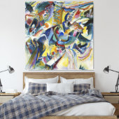Wassily Kandinsky - Impressie Canvasprint Canvas Afdruk (Insitu (Slaapkamer))