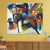 Wassily Kandinsky - Impressie IV (Gendarme) Canvas Afdruk (Insitu (Woonkamer))