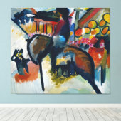 Wassily Kandinsky - Impressie IV (Gendarme) Canvas Afdruk (Insitu (Houten vloer))