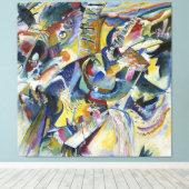 Wassily Kandinsky - Impression Canvas Print (Insitu (Houten vloer))