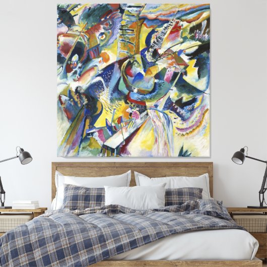 Wassily Kandinsky - Impression Canvas Print (Insitu (Slaapkamer))