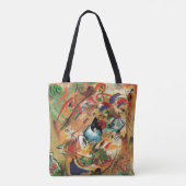 Wassily Kandinsky - Improvisatie, Dromerig, Tote Bag (Achterkant)