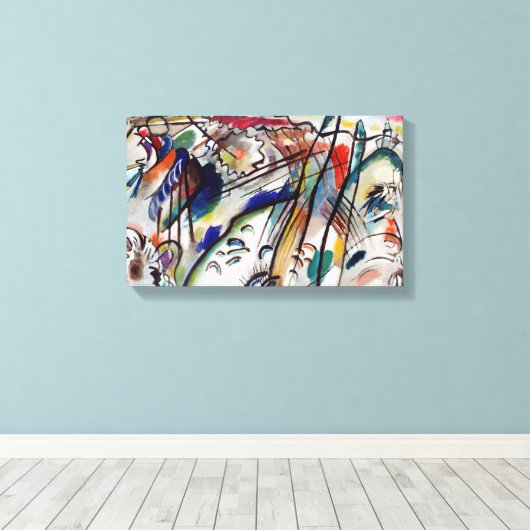 Wassily Kandinsky Improvisation 28 Canvas Afdruk (Insitu (Houten vloer))