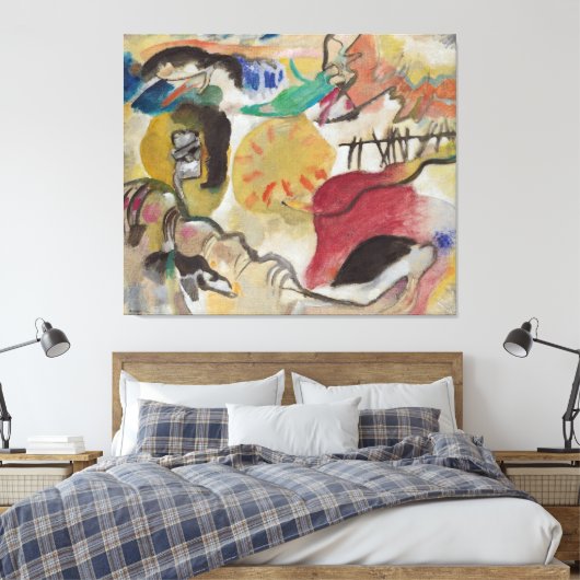 Wassily Kandinsky - Indruk Canvas Afdruk (Insitu (Slaapkamer))