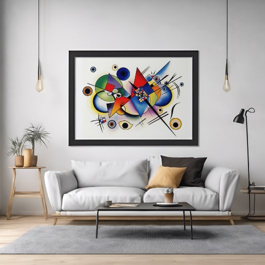 Wassily Kandinsky inspireerde kunst Canvas Afdruk