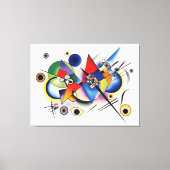 Wassily Kandinsky inspireerde kunst Canvas Afdruk (Voorkant)