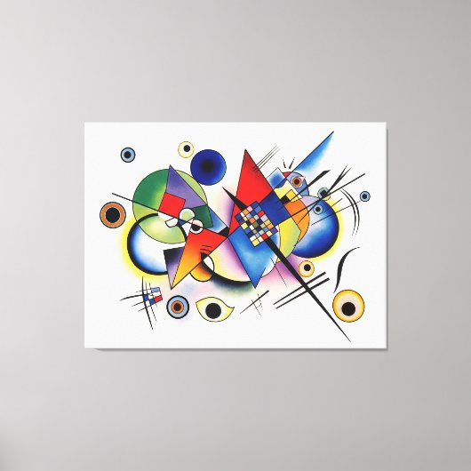 Wassily Kandinsky inspireerde kunst Canvas Afdruk (Voorkant)