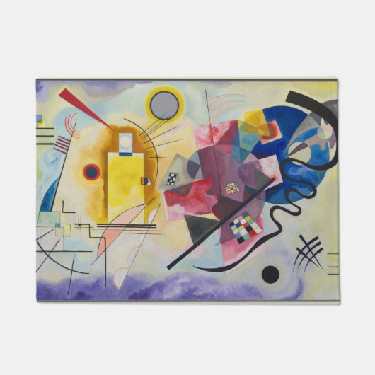 WASSILY KANDINSKY - Jaune Rouge Bleu Deurmat (Voorkant)