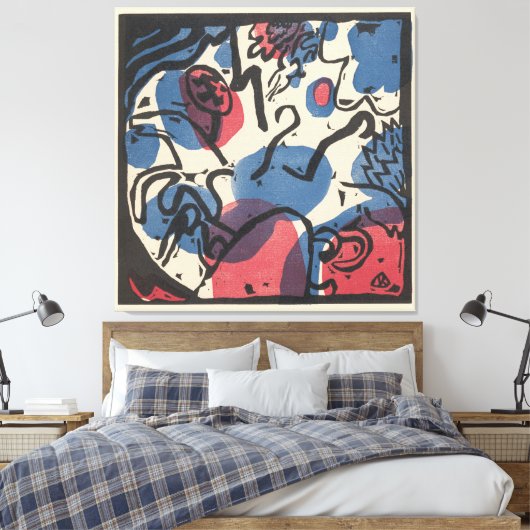 Wassily Kandinsky - Klänge Canvas Afdruk (Insitu (Slaapkamer))